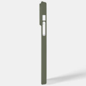 Split Moss Green iPhone 14 Pro Max Case (Custom) (Rückseite / Links)