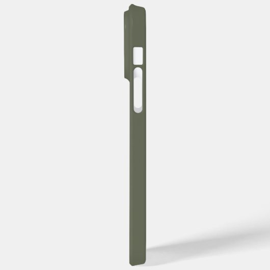 Split Moss Green iPhone 14 Pro Max Case (Custom) (Rückseite / Links)