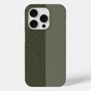 Split Moss Green iPhone 15 Pro Fall - Custom Case-Mate iPhone Hülle