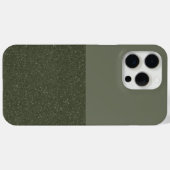 Split Moss Green iPhone 15 Pro Max Case (Custom) (Rückseite (Horizontal))
