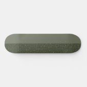 Split Moss Green Skateboard | Matte & Textured (Horizontal)