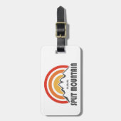 Split Mountain California Gepäckanhänger (Vorderseite vertikal)