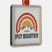 Split Mountain California Ornament Aus Metall (Rechts)