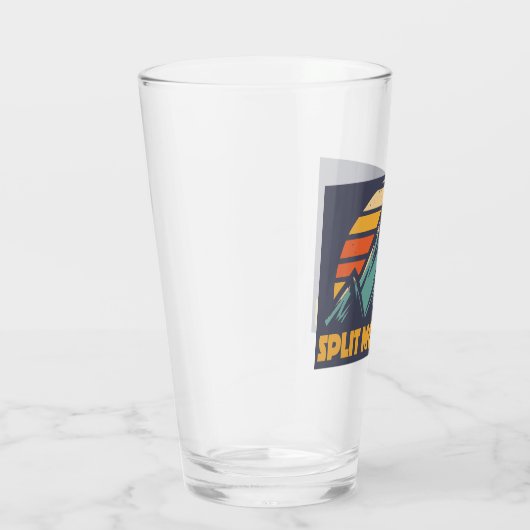 Split Mountain California Retro Türkis Glas (Rechts)