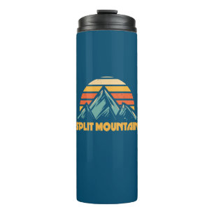 Split Mountain California Retro Türkis Thermosbecher