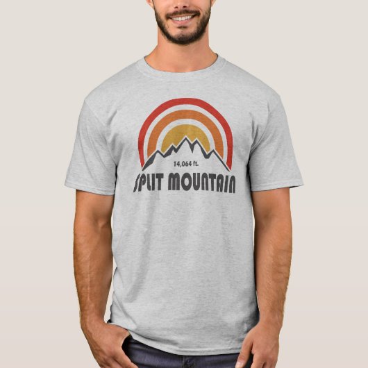 Split Mountain California T-Shirt (Vorderseite)