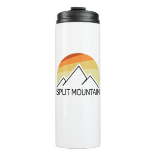 Split Mountain Kalifornien Retro Thermosbecher