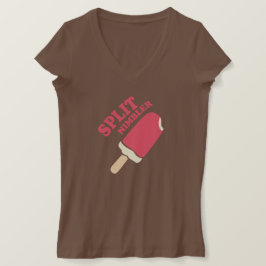 Split nibbler Sommereis Erdbeere gespalten T-Shirt