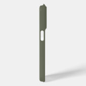 Split Noise Moss Green iPhone 15 Pro Fall (Custom) Case-Mate iPhone Hülle (Rückseite / Rechts)