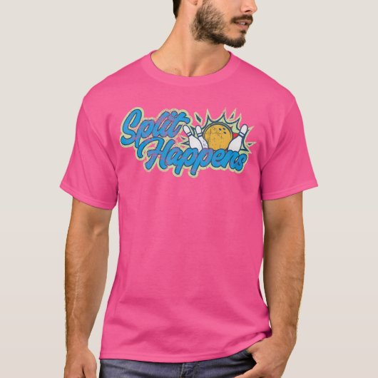 Split passiert lustigen Bowling für Frauen Kleinki T-Shirt (Vorderseite)