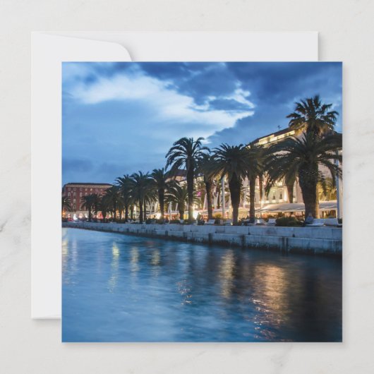 Split Promenade in Kroatien (Rückseite)