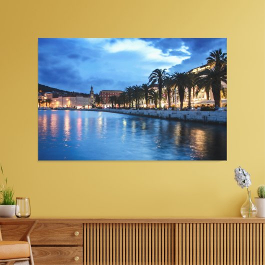 Split Promenade in Kroatien Leinwanddruck (Insitu (Wohnzimmer))