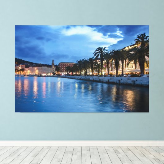 Split Promenade in Kroatien Leinwanddruck (Insitu (Holzboden))