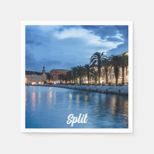 Split Promenade in Kroatien Neapel Serviette