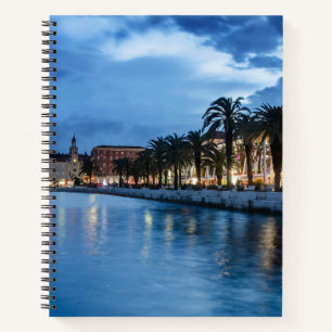 Split Promenade in Kroatien Notizblock