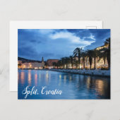 Split Promenade in Kroatien Postcard Postkarte (Vorne/Hinten)