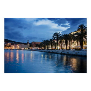 Split Promenade in Kroatien Poster