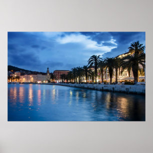 Split Promenade in Kroatien Poster