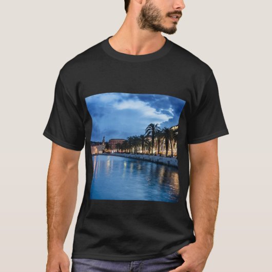 Split Promenade in Kroatien T-Shirt (Vorderseite)