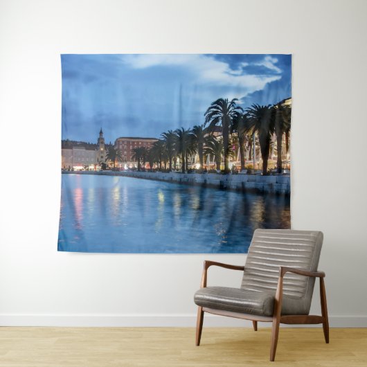 Split Promenade in Kroatien Wandteppich (Beispiel (Horizontal))