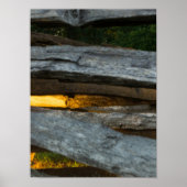 Split Rail Abstrakt Poster (Vorne)