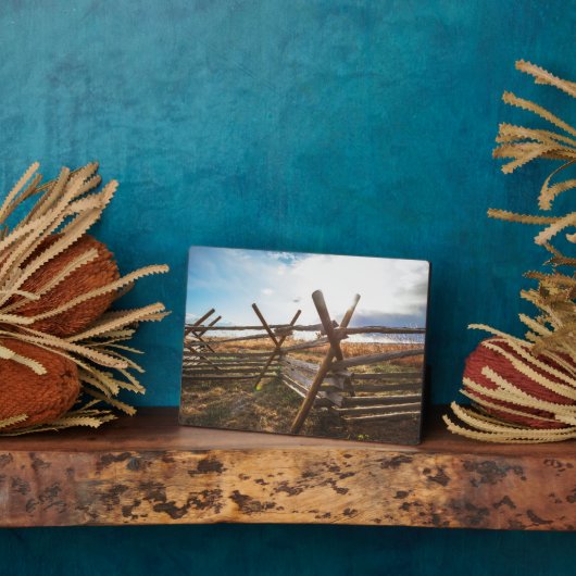 Split Rail Fence at Gettysburg Fotoplatte (Seite)