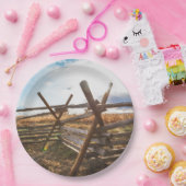 Split Rail Fence at Gettysburg Pappteller (Party)