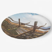 Split Rail Fence at Gettysburg Pappteller (Schrägansicht)