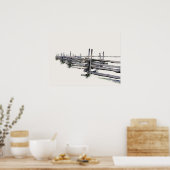 Split Rail Fence Poster (Küche)