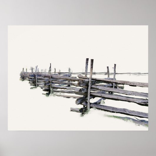 Split Rail Fence Poster (Vorne)