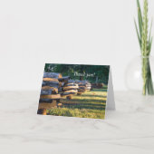 Split Rail Fence Thank You Card Dankeskarte (Vorderseite)