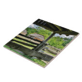 Split Rail Fence und Old Barn Keramik Tile Fliese (Seite)