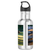 Split Rail Fence Water Bottle Edelstahlflasche (Rückseite)