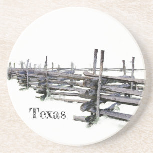 Split Rail Getränkeuntersetzer