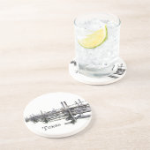 Split Rail Getränkeuntersetzer (Seite)