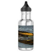 Split Rail Textur Edelstahl Wasserflasche (Rechts)