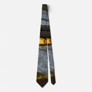 Split Rail Texture Neck Tie Krawatte