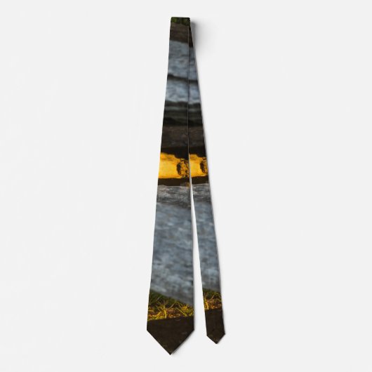 Split Rail Texture Neck Tie Krawatte (Vorderseite)