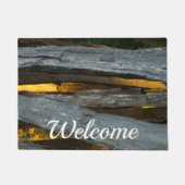 Split Rail Texture Welcome Doormat Fußmatte (Vorderseite)