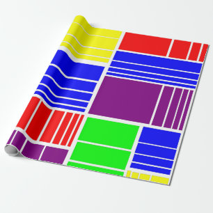 Split Rechtecke Geschenkpapier