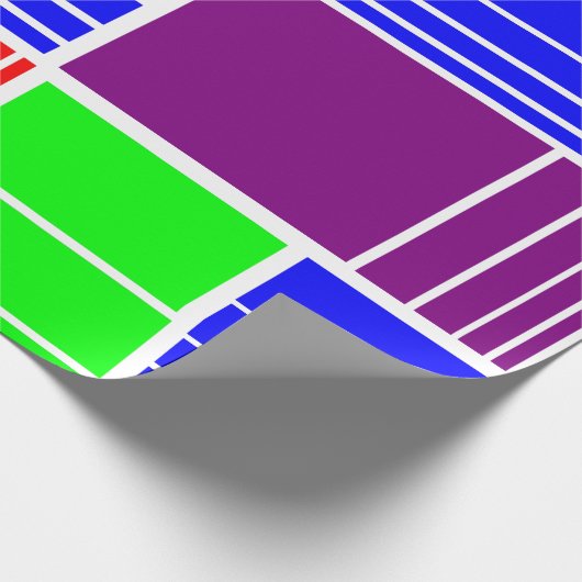 Split Rechtecke Geschenkpapier (Ecke)