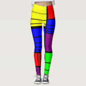 Split Rechtecke Leggings (Vorderseite)