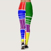 Split Rechtecke Leggings (Rückseite)