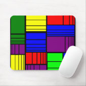 Split Rechtecke Mousepad (Mit Mouse)