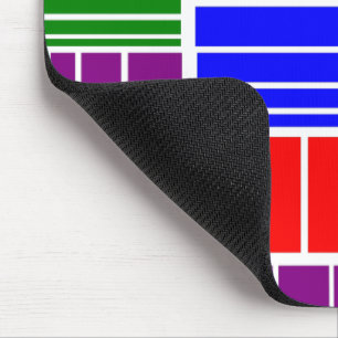 Split Rechtecke Mousepad
