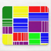 Split Rechtecke Mousepad (Vorne)