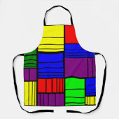 Split Rechtecke Schürze (Vorderseite)