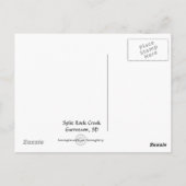 Split Rock Creek Staat Park Garretson, SD Postcard Postkarte (Rückseite)