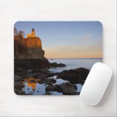 Split Rock Leuchtturm bei Sonnenuntergang bei zwei Mousepad (Mit Mouse)
