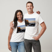 Split Rock Leuchtturm bei Sonnenuntergang bei zwei T-Shirt (Unisex)